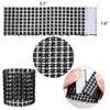 140Pack Black Diamond Rhinestone Napkin Ring Eight Rows Rhinestone Mesh