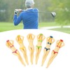 6PCS Funny Golf Tees Plastic Lady Bikini Girl Golf Tees