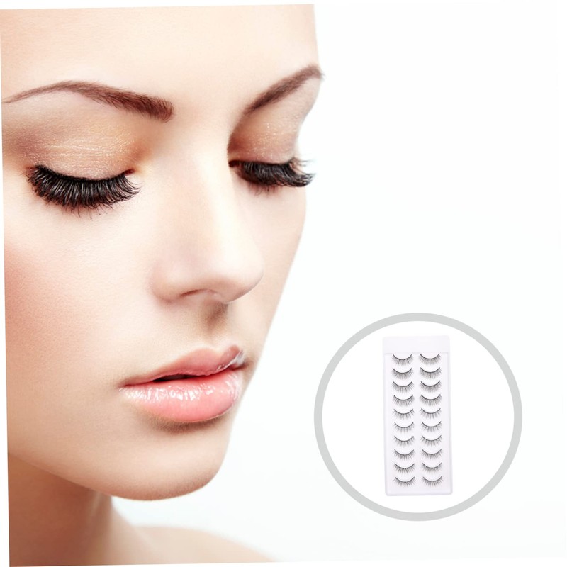 Ipetboom 10pairs Multi-layer Dense False Eyelashes Comfortable Makeup Lashes for