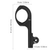 YYOYY Sport Camera Bike Handlebar Mount Clip, Q Shape Aluminium