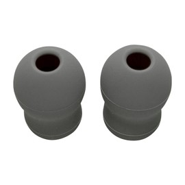 Spirit Soft Eartips (Large) P-215NS (Gray) 2 Kari Matsukichi Medical Instrument 24-3614-02