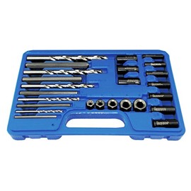 Astro 9447 Screw Extractor/Drill and Guide Set, 25-Piece
