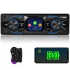 Single Din Car Stereo Marine Radio Bluetooth Multimedia Car Audio