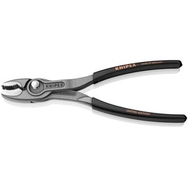 KNIPEX TwinGrip 82 01 200 S02 Christmas Edition - Front & Side Grab Pliers 200mm Black Atramentized - Limited Edition Bronze Logo Snap Adjustment 4-22mm