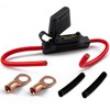 VANSIHO In-line 8 Gauge AWG Waterproof Fuse Holder (1, guage) Fuse-8awg