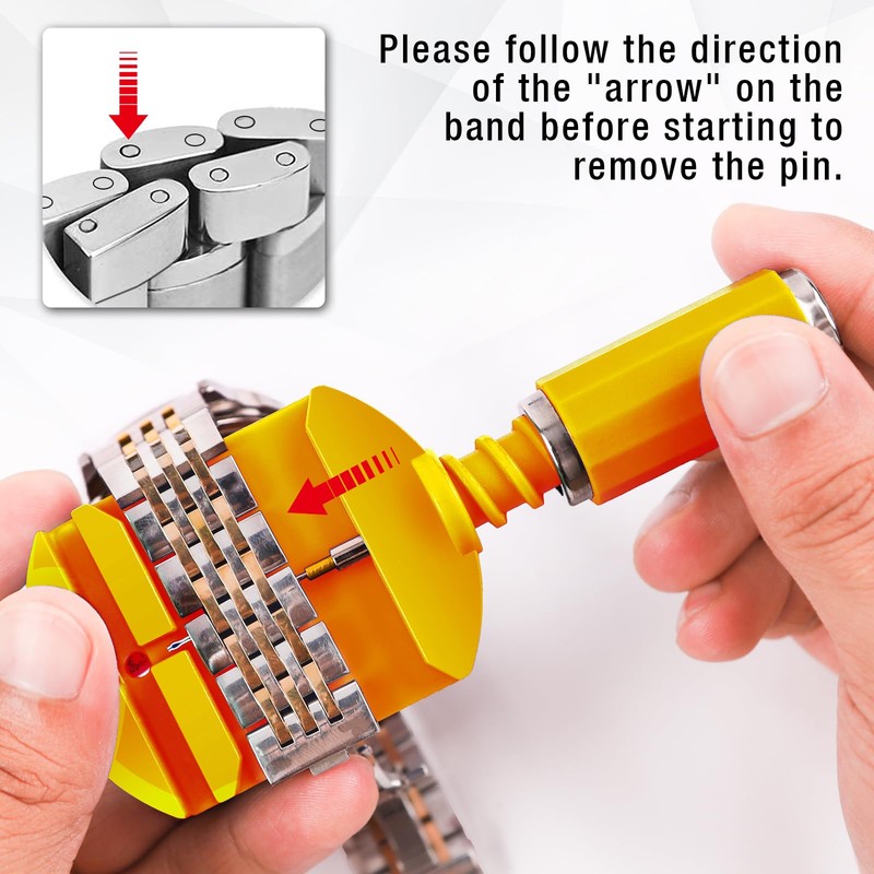 Watch Link Removal Kit, Resizing Adjustment Watch Band Sizing Strap