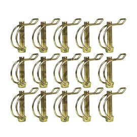 15x 10mm x 50mm Shaft Locking Retaining Pipe Pin Lynch Tractor Trailer Lorry Digger