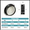 HG Power Ventilation Grille, 150 mm, Round Ventilation Grille, Lockable,