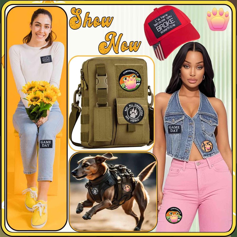 Game Day Anime Patches for Boys, Abilities Paw Tactical Morale