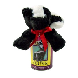 Canned Critters Stuffed Animal: Skunk 6"