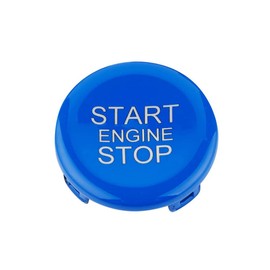 Angelguoguo Blue ABS Car Engine Start Stop Switch Button Cover Trim Replacement for Alfa Romeo Giulia Stelvio 2017 2018 2019 2020