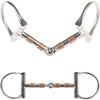 Harry's Horse 41201035 12.5, Copper Lozenge Snaffle Rolls – 12.5