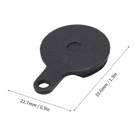 2pcs Bike Disc Brake Pads Resin and Semi Metal Round Mountain Bike Brake Pads