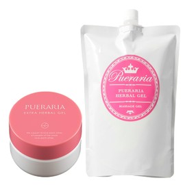 Love Cosmetics Pueraria Extra Herbal Gel, 5.3 oz (150 g) & Herbal Gel, Large Capacity, 0.3 gal (1 L), Bust Care, Gel, Breastfeeding, Moisturizing