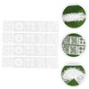 Hohopeti 20 Sheets Flower Stencils Plant Pattern Templates for Reusable