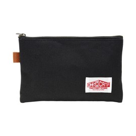 HIGHCAMP Multi-Pouch, Kurashiki Canvas, Bag-in-Bag, SS Size, Canvas, Clutch Bag, Mask Case, Brand, Genuine Leather, Bag, Organization, Passbook Holder, Passport Case, Cute, Stylish, Document Bag,