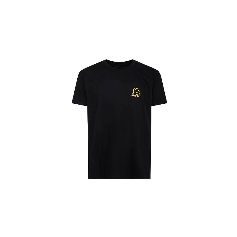 AS Roma T-Shirt Lupa, Adulto, XL, Nero