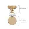 Asidrama 10 Pack Gold Knurled Cabinet Knobs for Dresser Kitchen