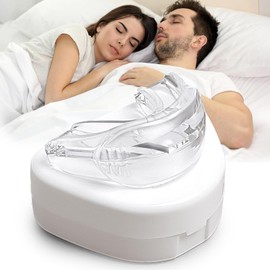 Anti-Snore Mouthguard, Anti-Snoring Devices - Effective Sleep Snoring Solutions, Comfortable Stop Snore Device for Both Men and Women - C2