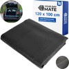 Car Non-Slip Mat, Size 120 x 100 cm, Black, Waterproof,