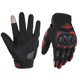 smotrcc Motorcycle Gloves for Men and Women – Hard Knuckle Dirt Bike Riding Glove, Touchscreen Biker Gloves, Breathable ATV Glove for Outdoor Sports