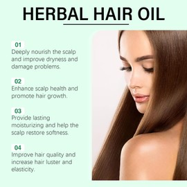 Hair Oil Gently Clean and Moisturise Hair
