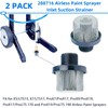 4 pcs 288749 Airless Spray Gun Filter and 2 pcs