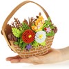 com-four® 3 x Felt Easter Baskets - Baskets for Filling