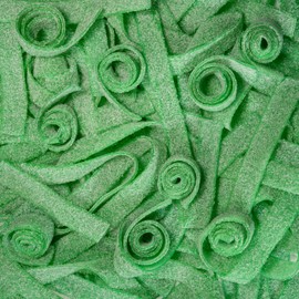 Smarty Stop Sour Gummy candy Strips (Green Apple, 1 Pound)