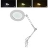 10X Magnifying Glass with LED Light Flexible Arm Brightness Adjustable