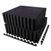 0.56in Thick 24 Sq Ft Exercise Equipment Mats, 6 Tiles
