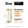 JIASENBAO 5 Pack Gold Cabinet Pulls 5" Hole Center Brushed