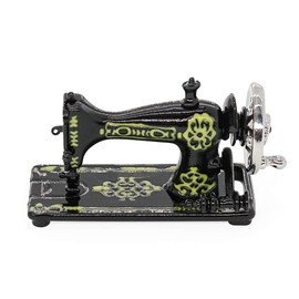 Odoria 1/12 Miniature Sewing Machine Dollhouse Decoration Accessories, Black