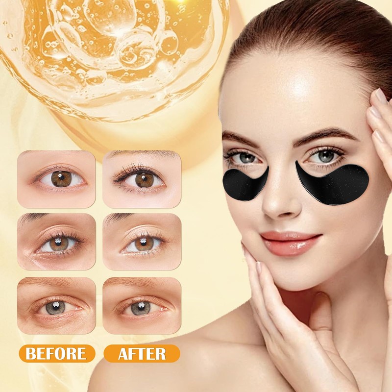 Eye Pads Pack of 60, Eye Pads with Hyaluronic &