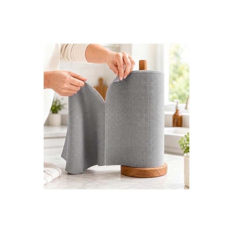 Rollos de Toallas de Microfibra YPZG Towel roll‑Grey‑MX 50 pzas