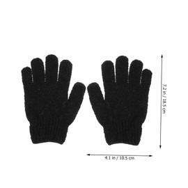 Healeved Body Bath Exfoliating Gloves Deep Cleaning Dead Skin Tools Polyester Gentle Exfoliating Easy to Clean 4 Sets