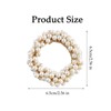 Pearl Hair Ties Elastic Hair Scrunchies Faux Pearl Hair Ropes