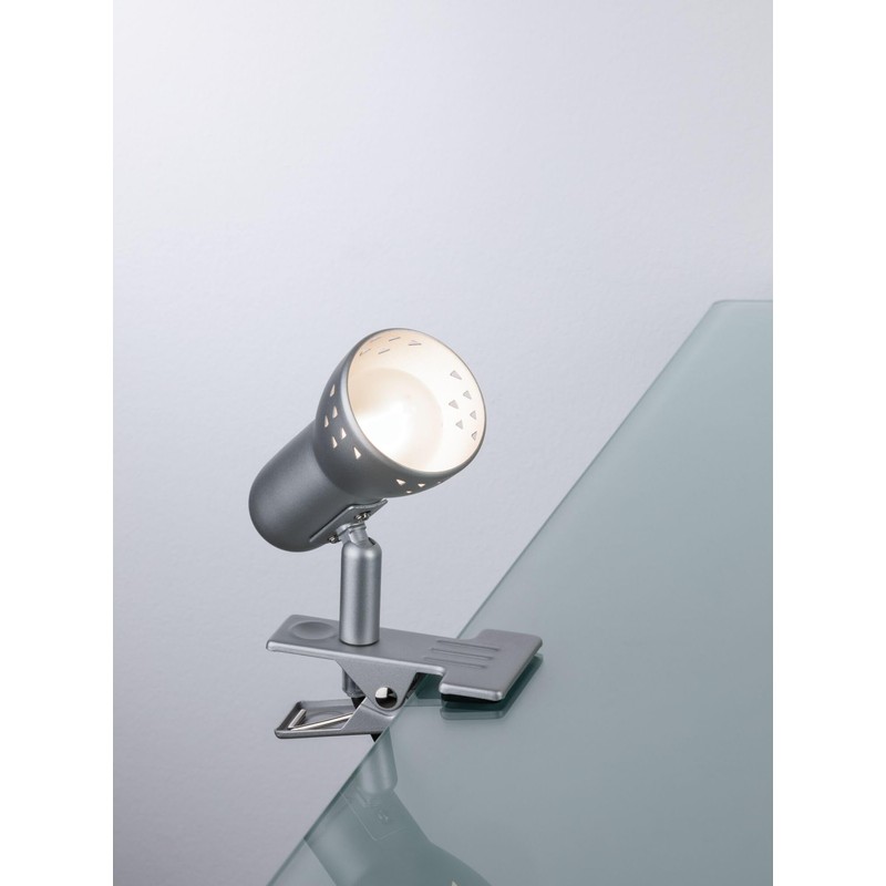 Paulmann Gryps 99825 Picture Light Clamp Spotlight Brushed Iron 230