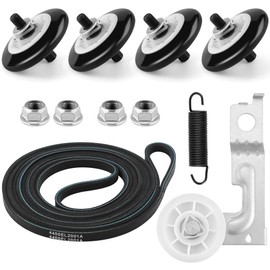 Upgraded Dryer Repair Kit Compatible with LG Kenmore Dryers Include 4581EL2002C Dryer Drum Roller 4400EL2001A Dryer Belt 4561EL3002A Idler Pulley & Spring Replace 4581EL3001A 4581EL3001C 4581EL2002A