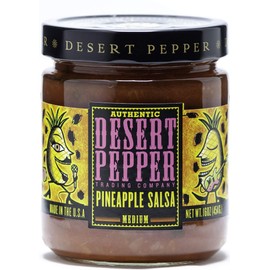 Desert Pepper, Pineapple Medium Salsa, 16Oz