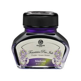Octopus Fluids Medusa Sheen Ink 30ml Purple Fountain Pen Ink, Sheen Ink, SH-VT-050-030
