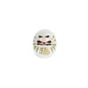 Tierra Zen Daruma Painted Papier Mache, White, 4.5 cm