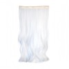 YukiHalolj Freena Cosplay Wig, Long, White and Light Blue, with