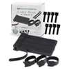 EMARINO Cable Ties for Easy Organization (Black, 39.4 x 7.9