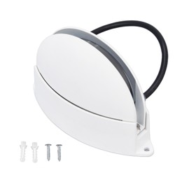 Window Sill Lamp 180° Luminous Semicircular LED Wall Light for Hallway Corridor Living Room AC85‑265V White Light
