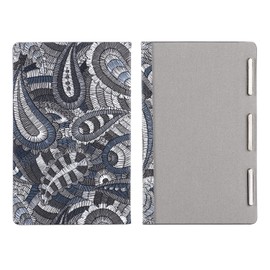 Mekeran Soft PU Leather Case Cover for IQOS ILUMA Prime. (Black Paisley)