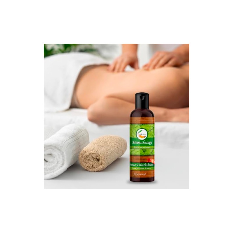 VIDA SCENTS AROMATHERAPY - Aceite Para Masaje Menta y Hiebabuena