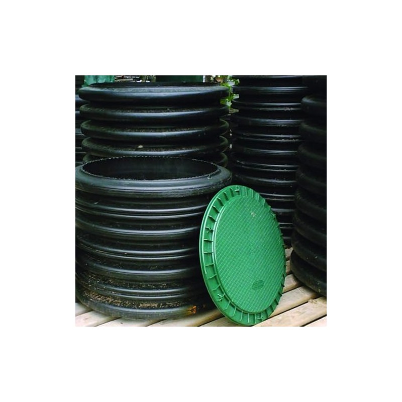 Polylok 18" Heavy Duty Cover/Lid for Corrugated Pipe (PN: 3007-HDC)