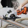 Yunirvana Mini Circular Saw, 20V 3400RPM Professional Cordless Circular Saw,