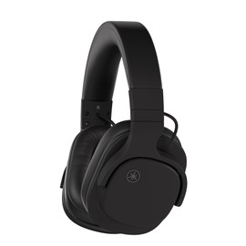 Yamaha YH-L500A(B) Wireless Headphones: Gaming Mode/Listening Care/Support Multipoint Connection/Wired Connectivity Compatible, Black